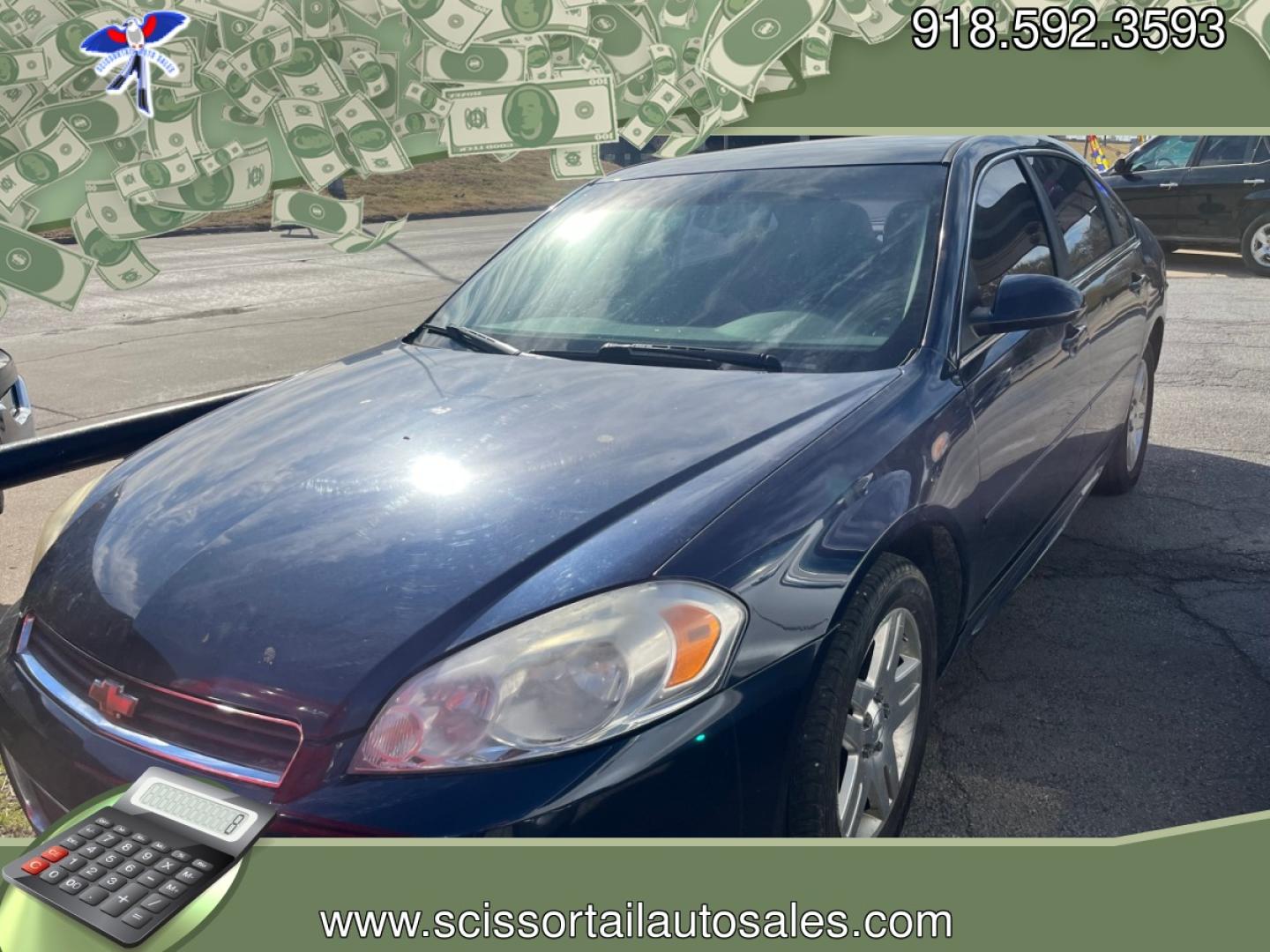 2011 NAVY CHEVROLET IMPALA LS (2G1WF5EK7B1) with an 3.5L V6 OHV 16V FFV engine, 4-Speed Automatic transmission, located at 8101 E. Skelly Dr., Tulsa, OK, 74129, (918) 592-3593, 36.121891, -95.888802 - Photo#0